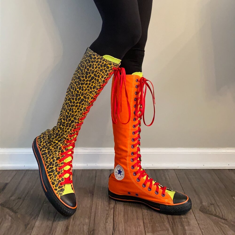 Custom Converse Knee High Sneakers